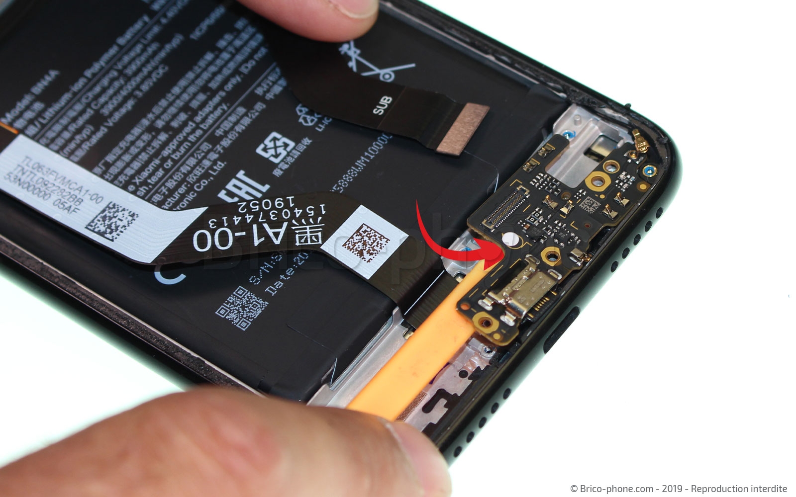 Changement du connecteur de charge sur Redmi Note 7 photo 1