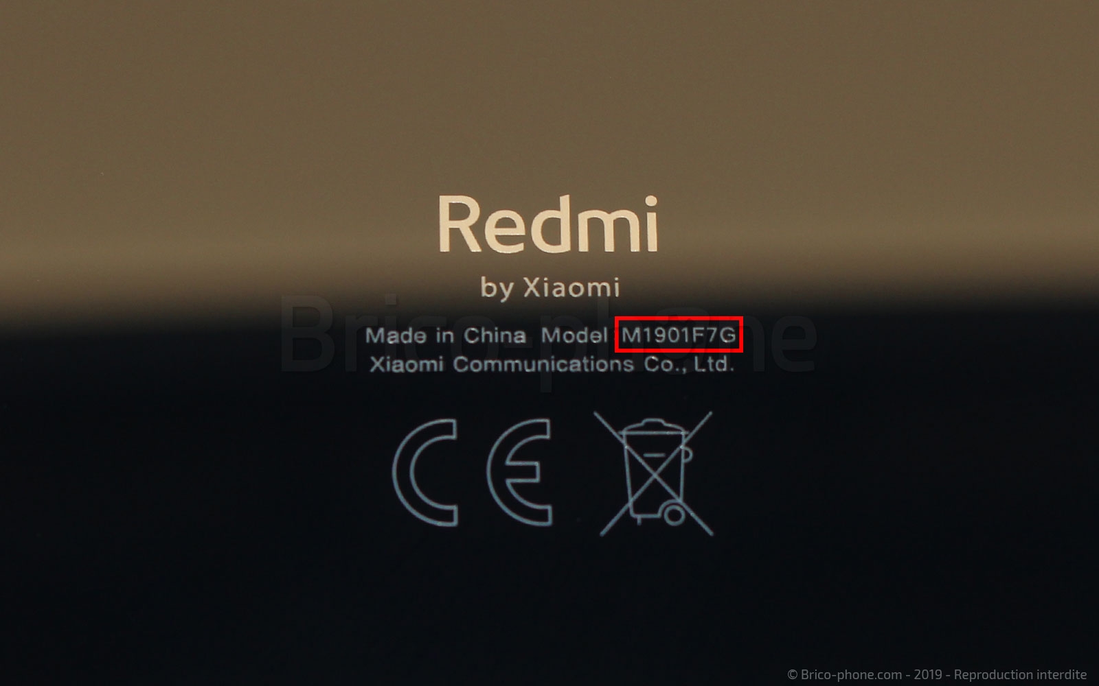 Changement de vitre arrière sur Redmi Note 7 photo 1