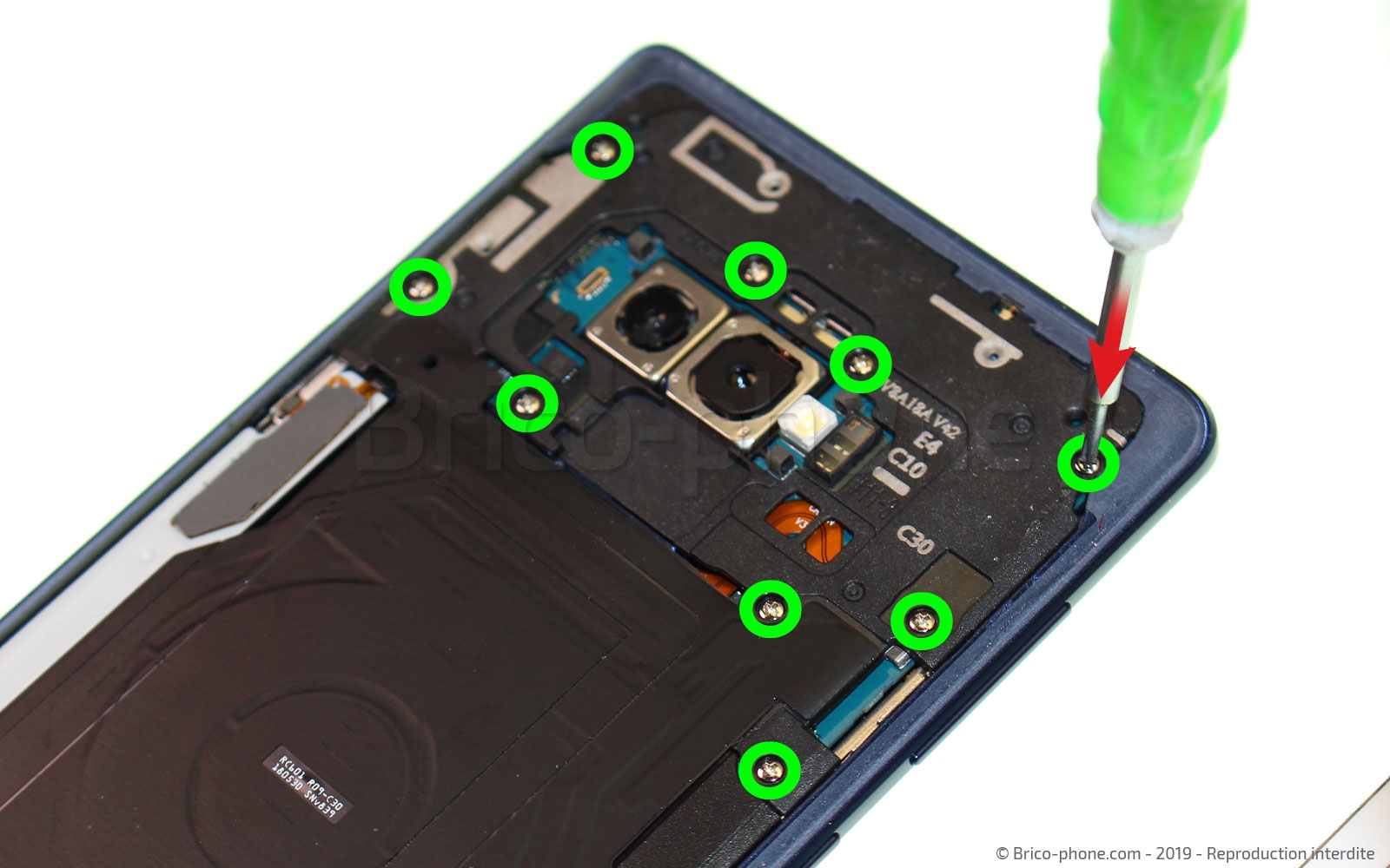 Changement de Bloc Ecran sur Galaxy Note 9 photo 1