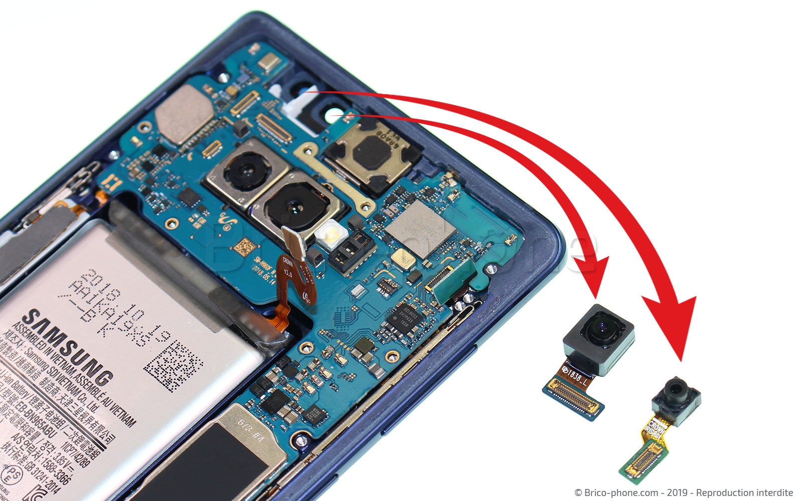 Changement de Bloc Ecran sur Galaxy Note 9 photo 1
