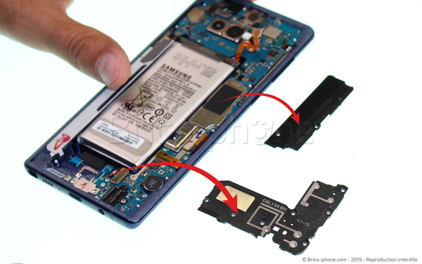 Démontage complet sur Galaxy Note 9 photo 3