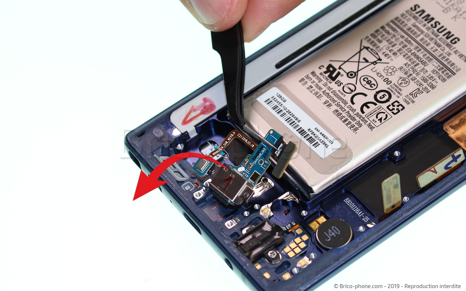 Tutoriel photos pour démonter entièrement un smartphone samsung galaxy