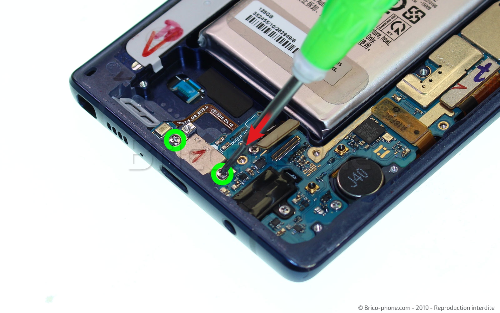 Changement du connecteur de charge sur Galaxy Note 9 photo 1