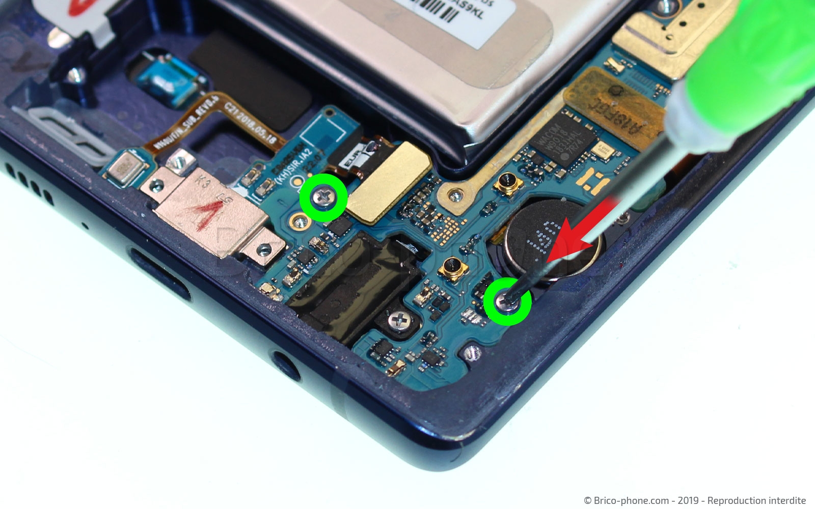 Changement du connecteur de charge sur Galaxy Note 9 photo 2