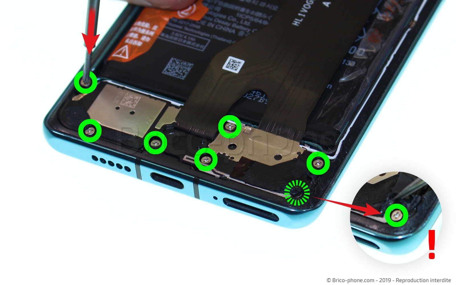 Démontage complet sur P30 Pro photo 1