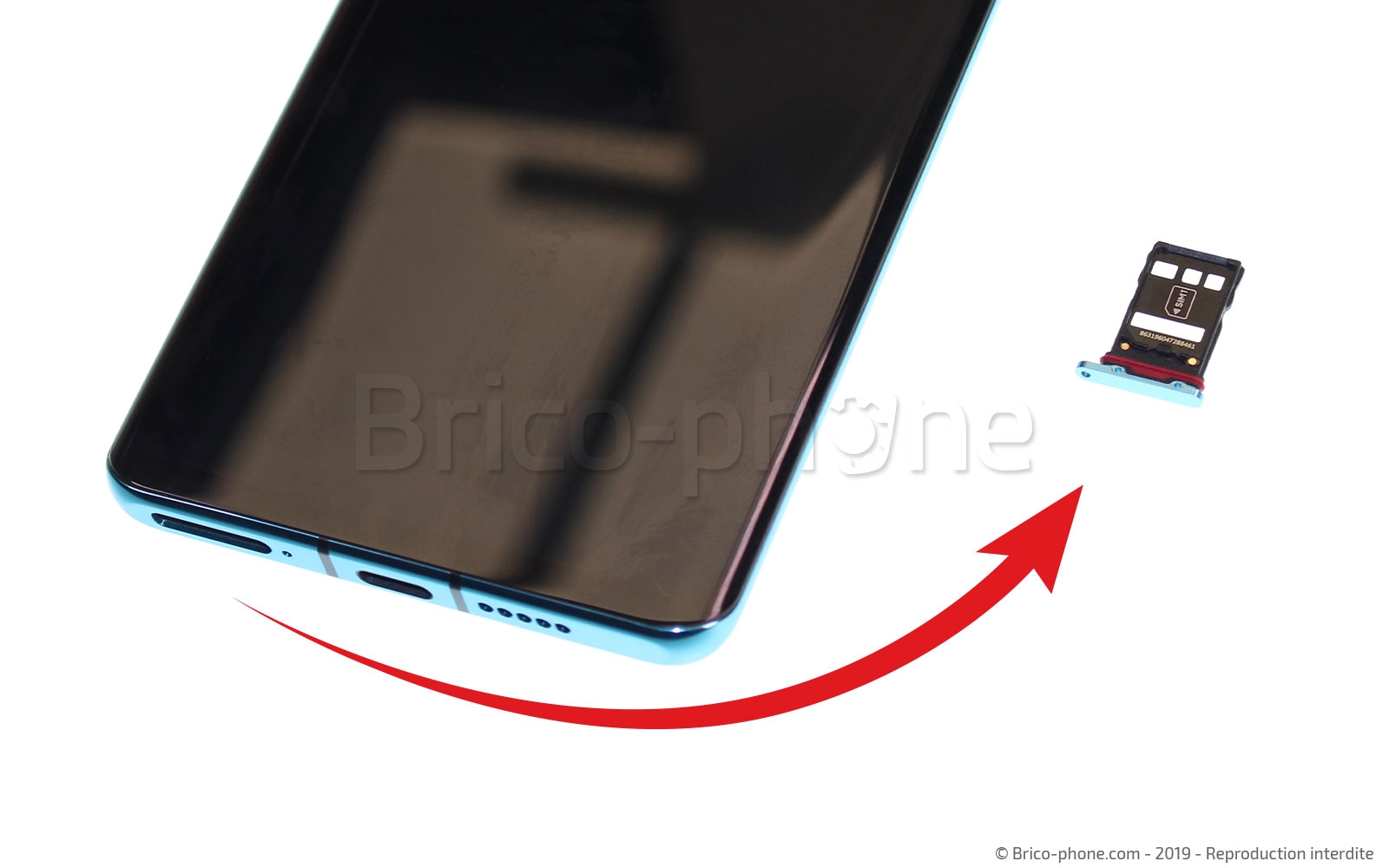 Changement du connecteur de charge sur P30 Pro photo 3