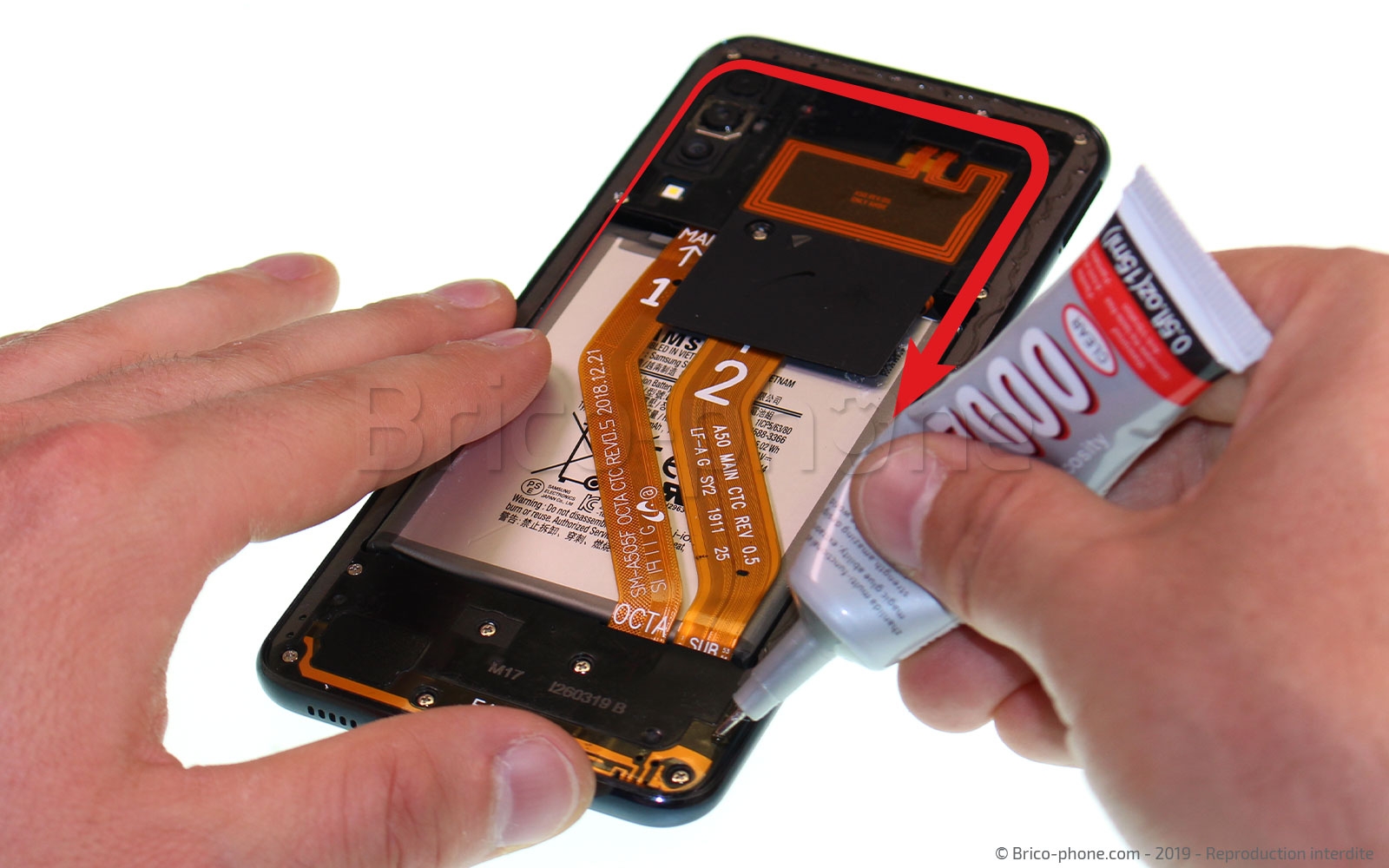 Démontage complet sur Galaxy A50 photo 2