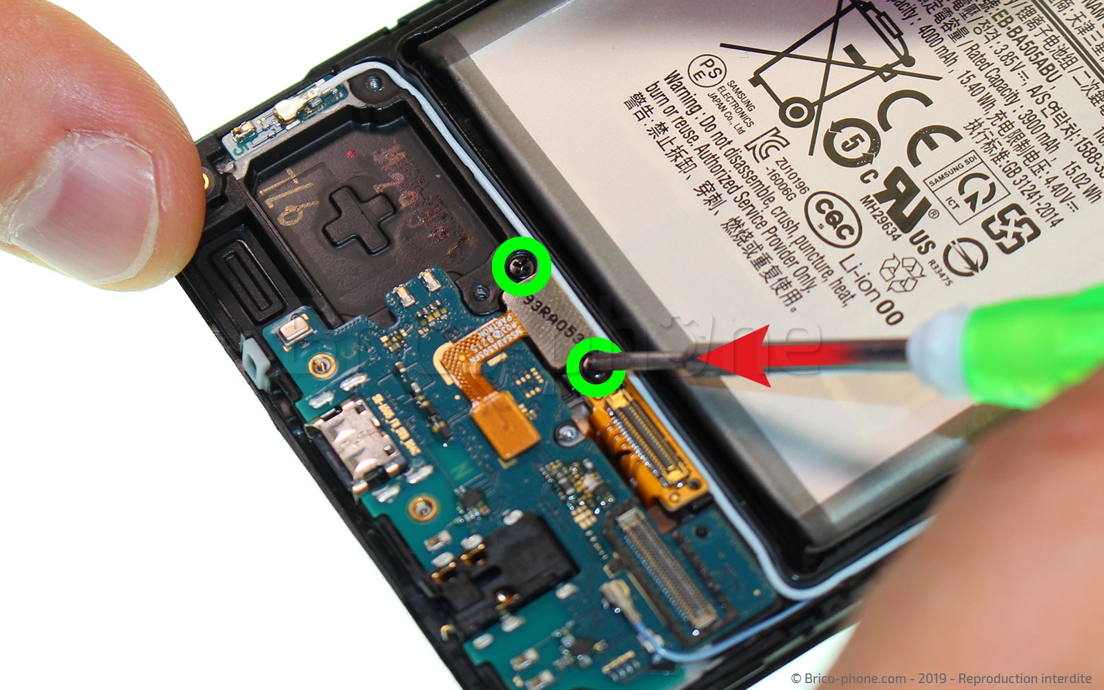 Démontage complet sur Galaxy A50 photo 1