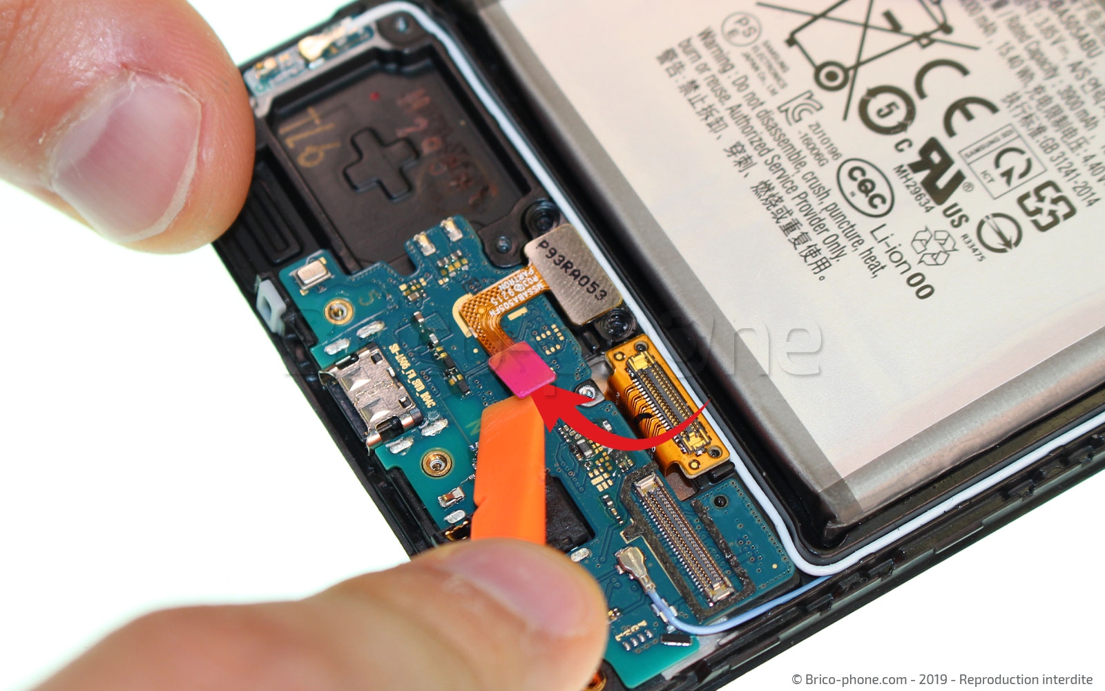 Démontage complet sur Galaxy A50 photo 2