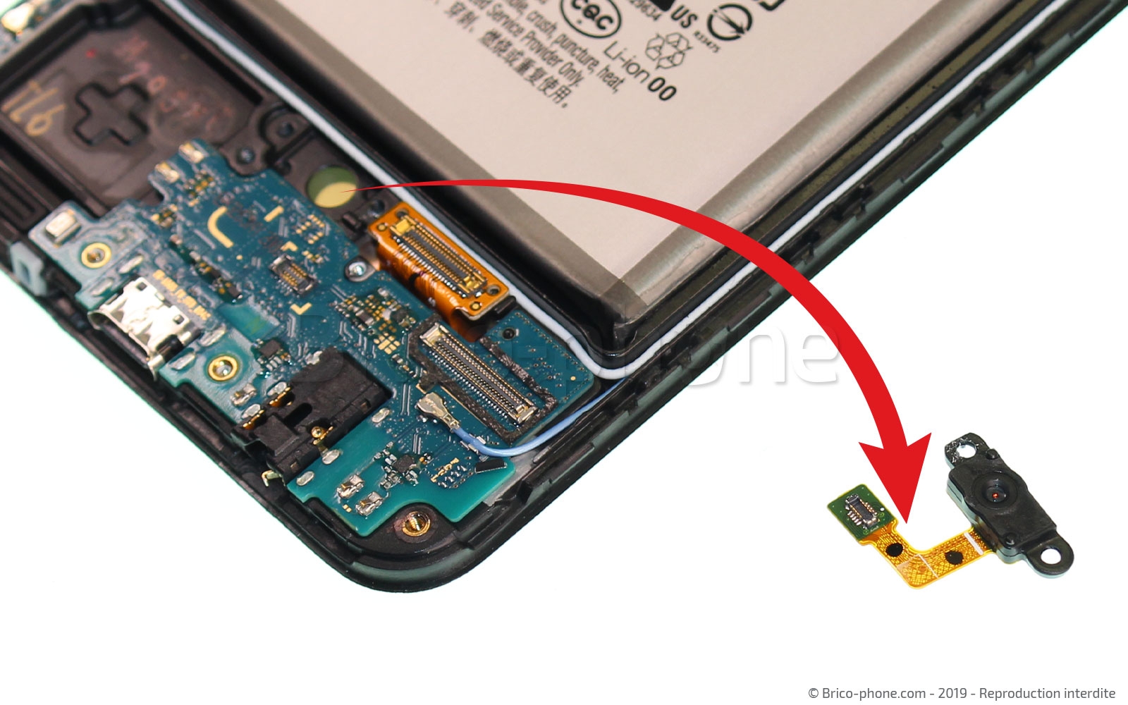 Démontage complet sur Galaxy A50 photo 4