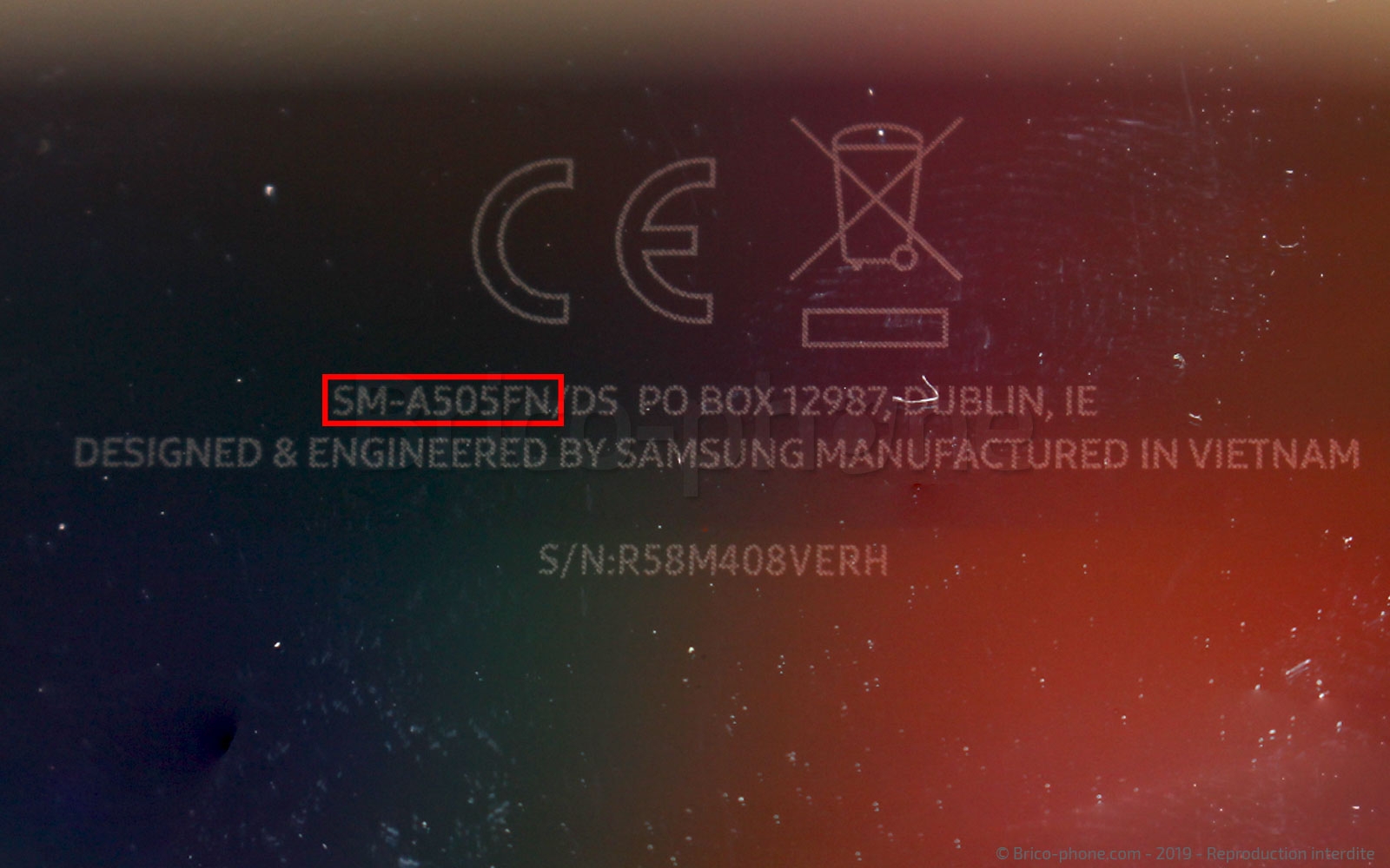 Changement d'écran vitre et LCD sur Galaxy A50 photo 1