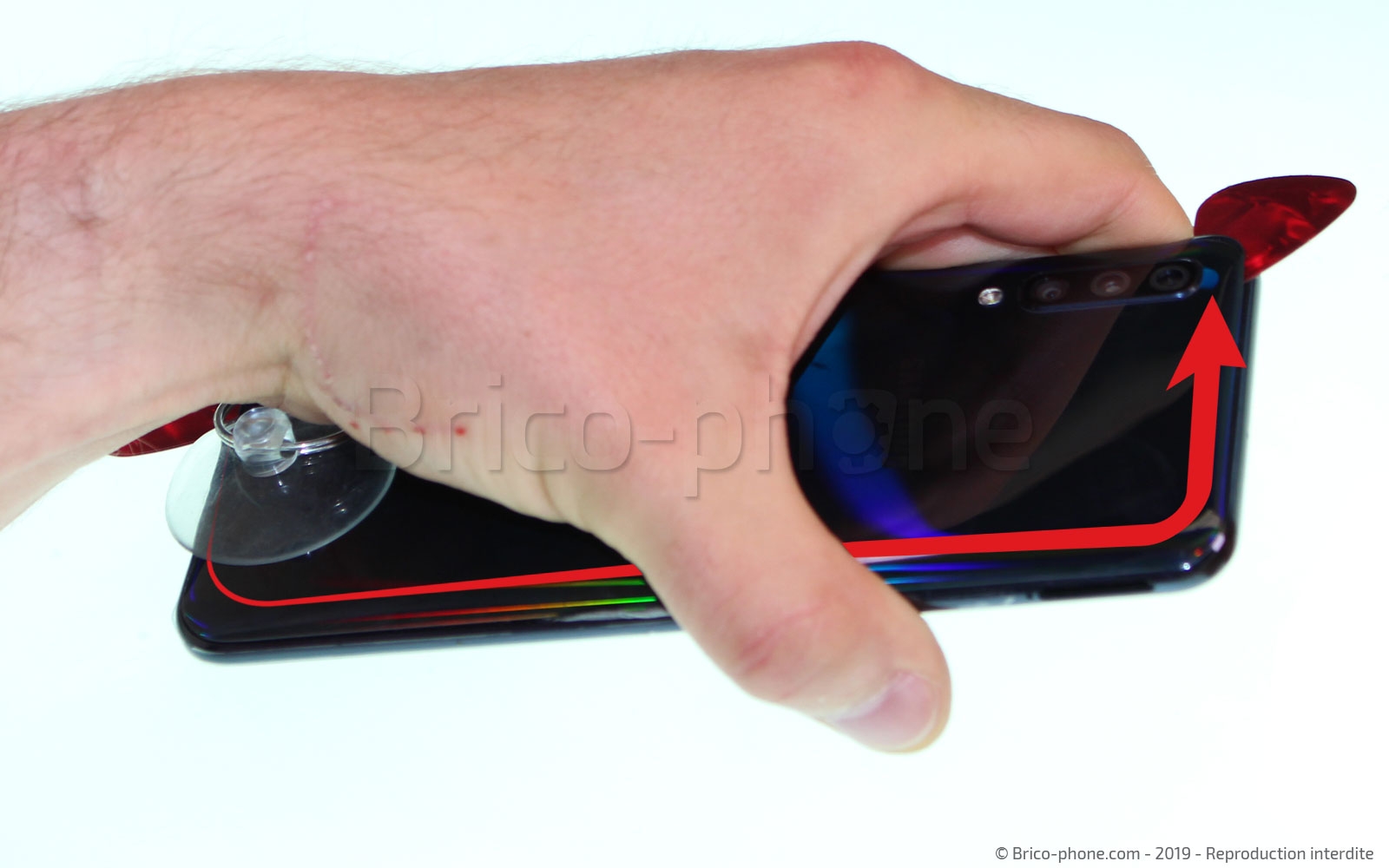 Changement d'écran vitre et LCD sur Galaxy A50 photo 1