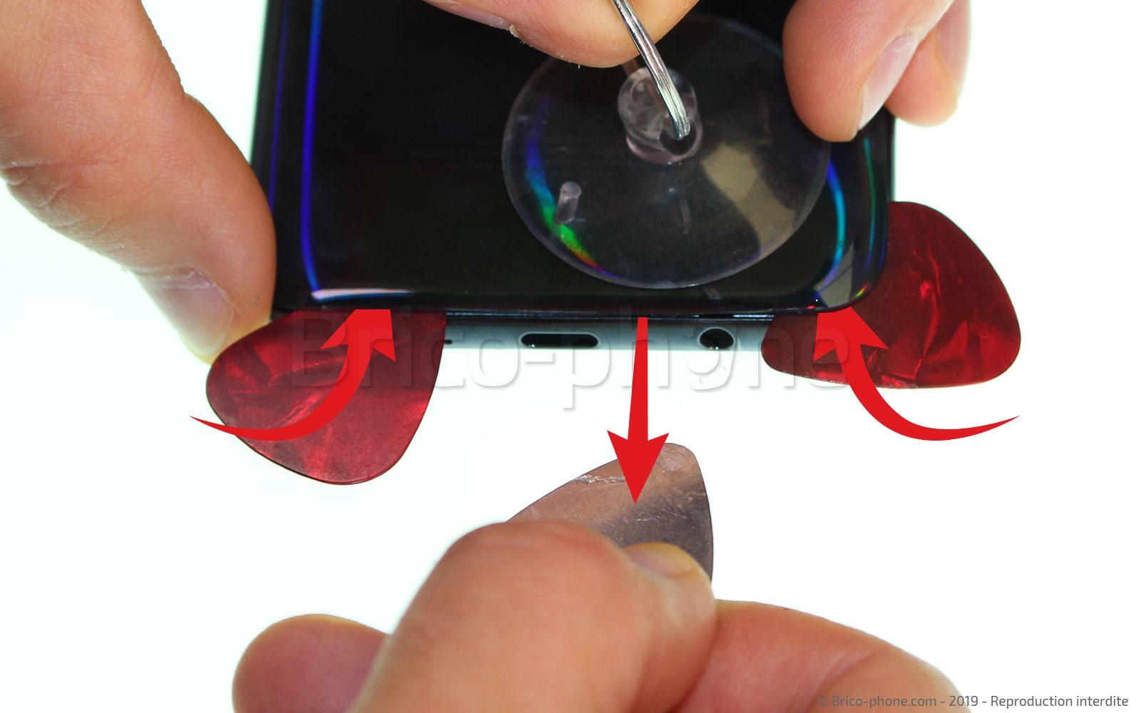 Changement d'écran vitre et LCD sur Galaxy A50 photo 4