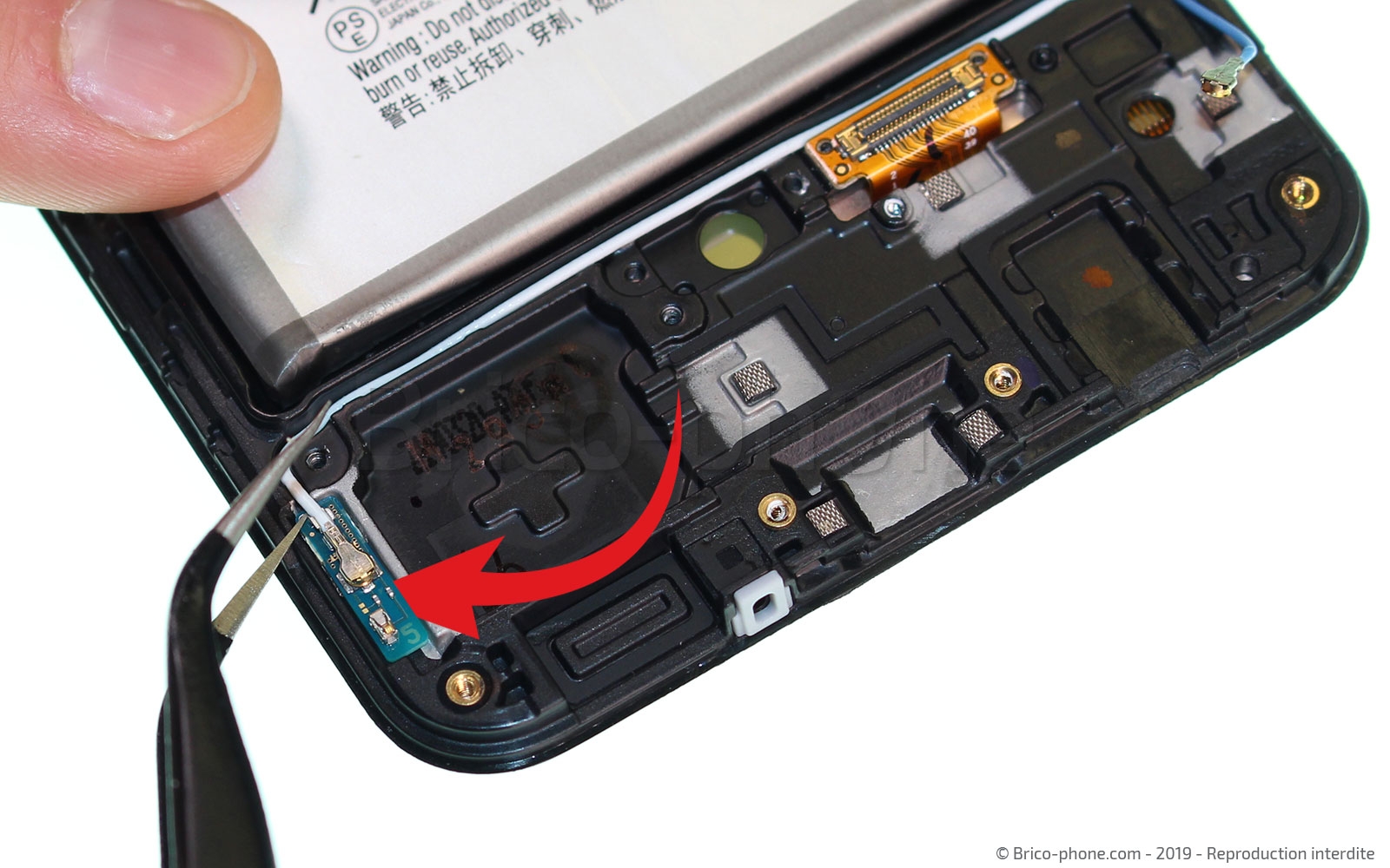 Changement d'écran vitre et LCD sur Galaxy A50 photo 1