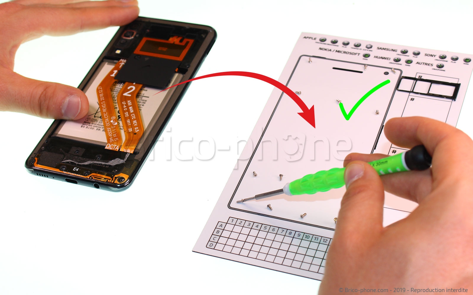 Changement de batterie sur Galaxy A50 photo 3