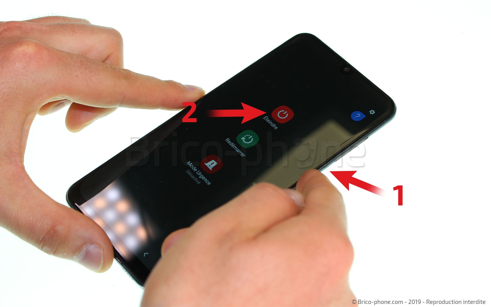 Changement de batterie sur Galaxy A50 photo 1