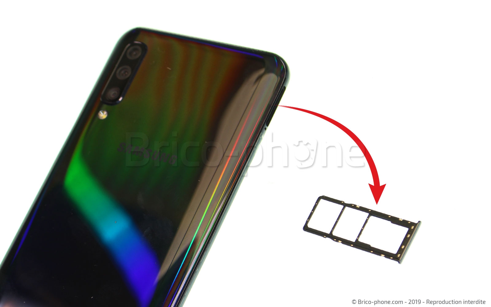 Changement de batterie sur Galaxy A50 photo 4