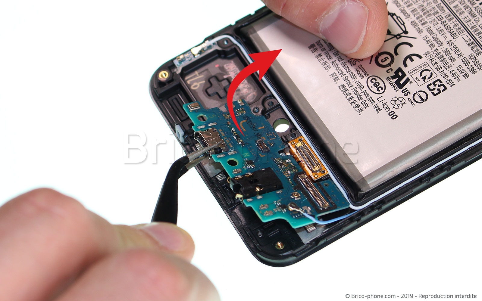 Changement de dock sur Galaxy A50 photo 3