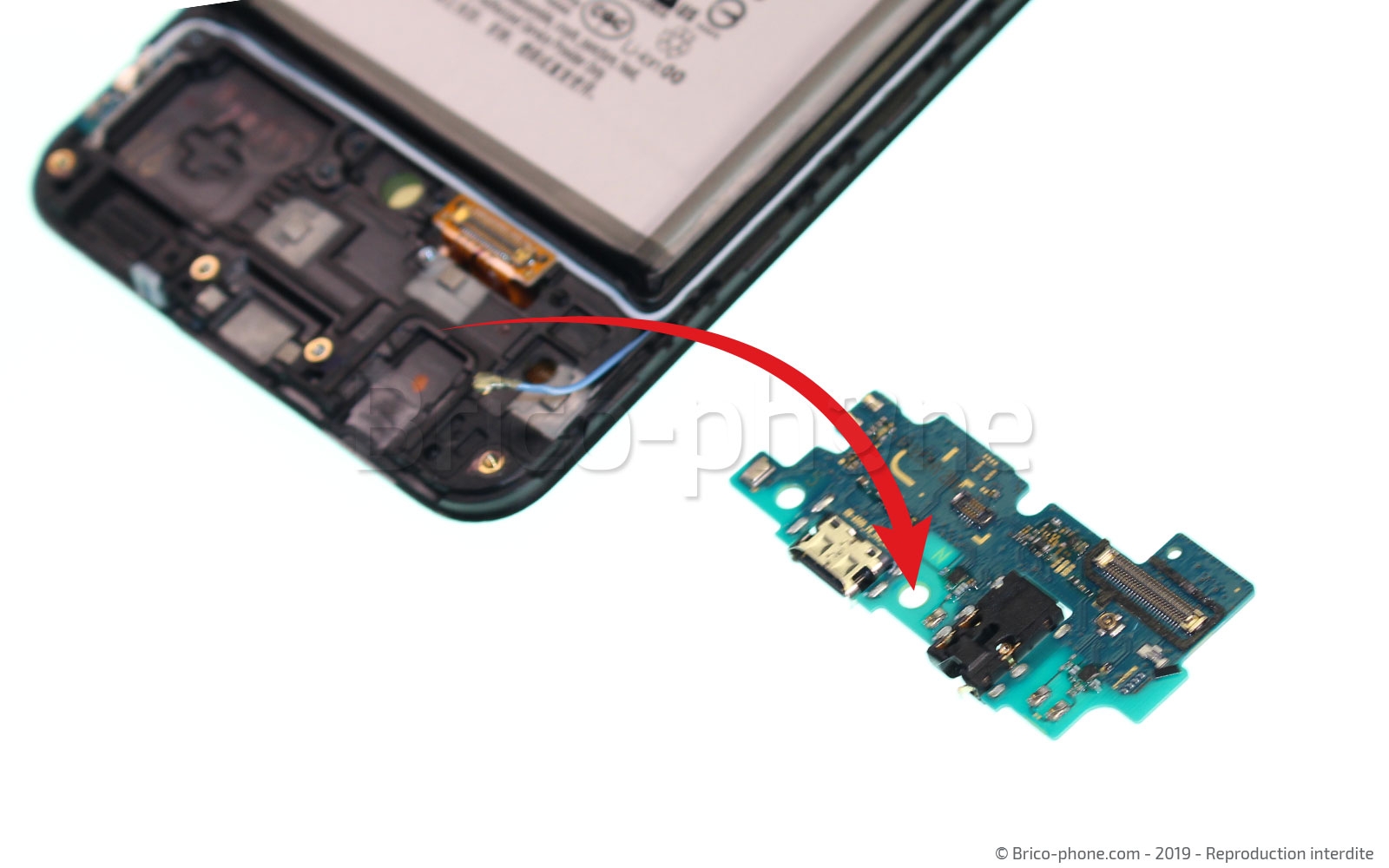 Changement de dock sur Galaxy A50 photo 4