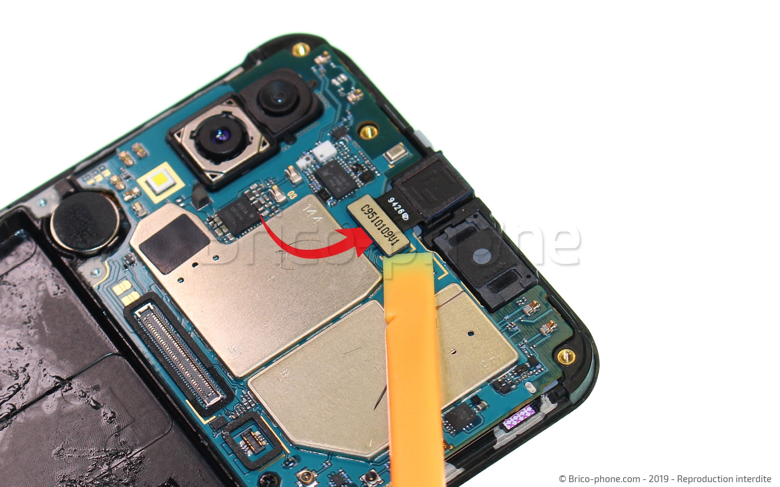 Démontage complet sur Galaxy A40 photo 1