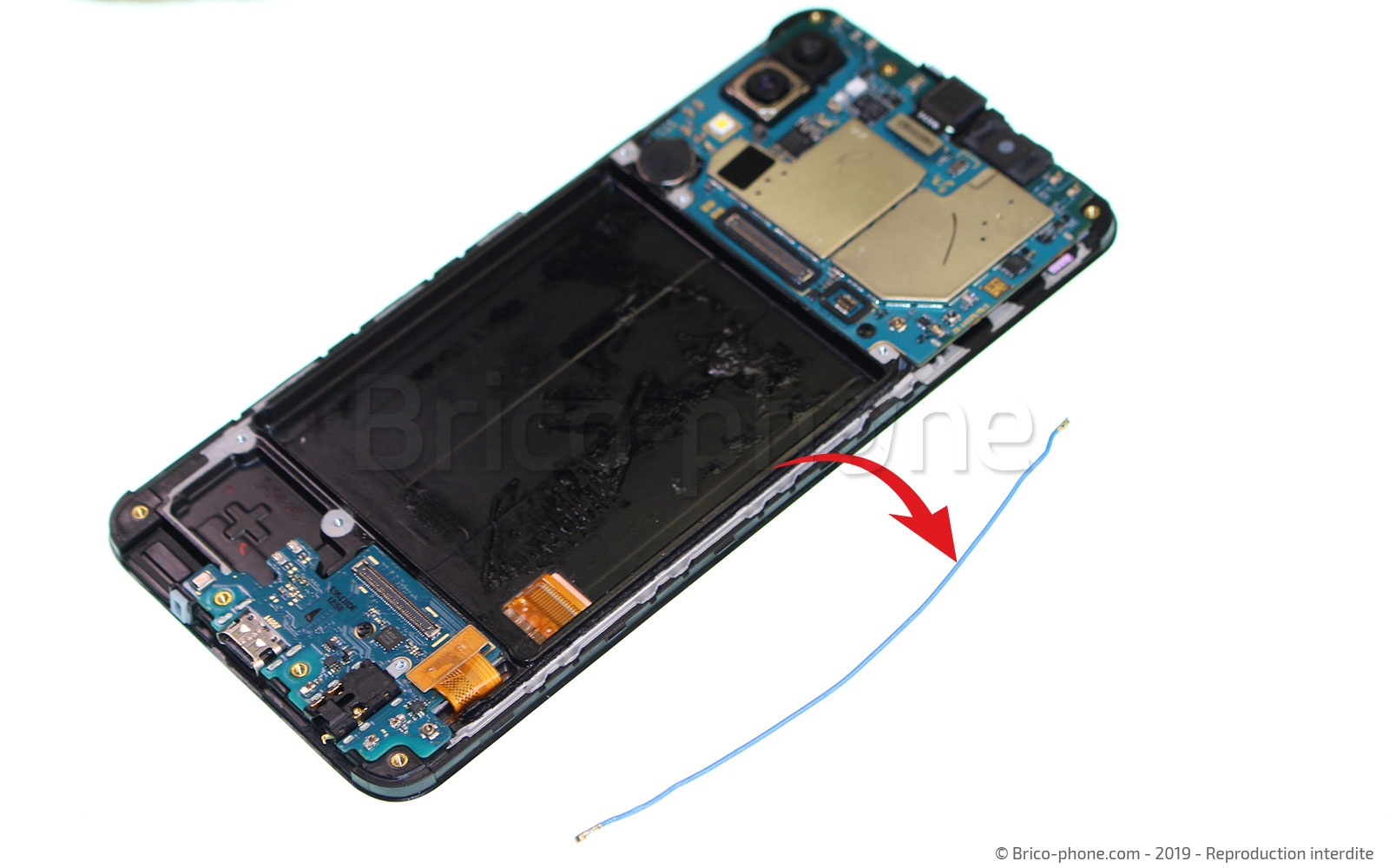 Démontage complet sur Galaxy A40 photo 4