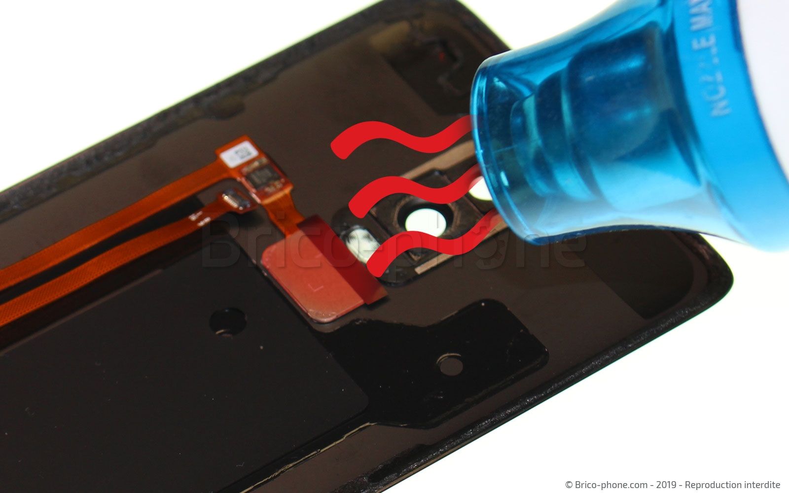 Changement de la vitre arrière sur OnePlus 6 photo 1