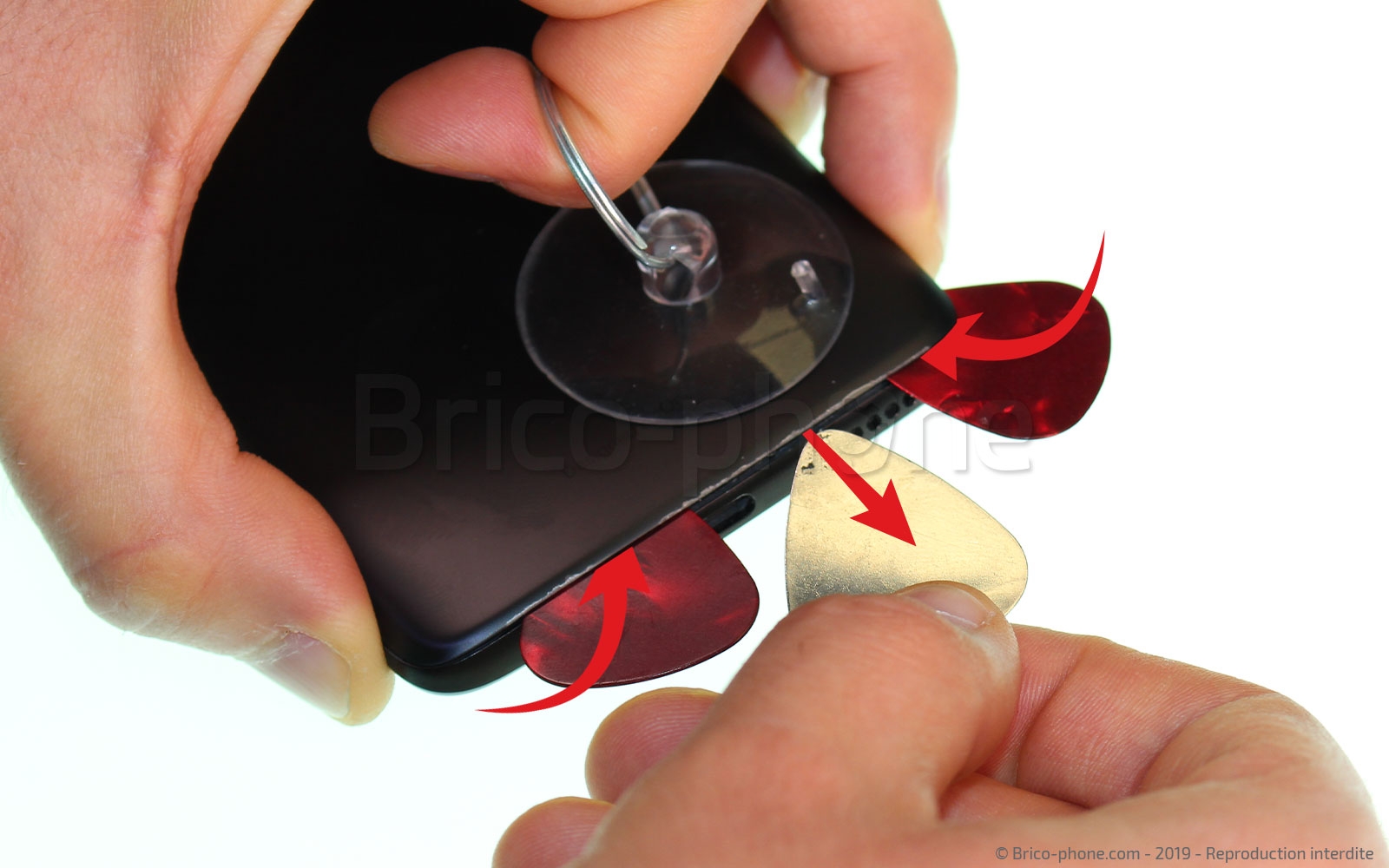 Changement du connecteur de charge sur OnePlus 6 photo 4