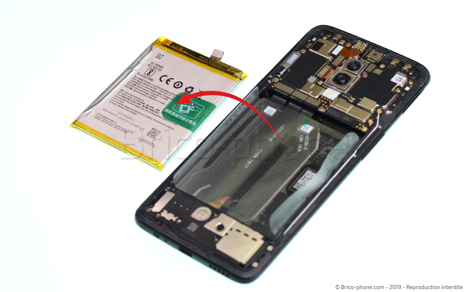 Changement du connecteur de charge sur OnePlus 6 photo 4