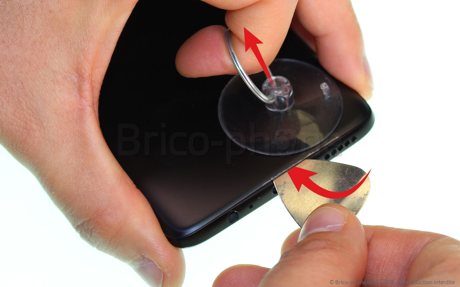 Changement d'écran vitre et LCD sur OnePlus 6 photo 2