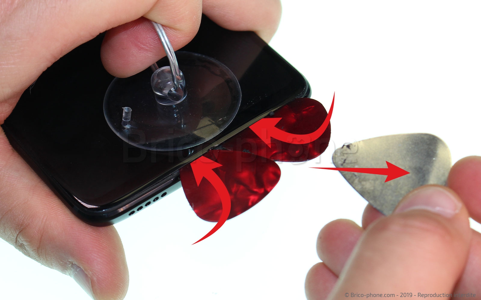 Changement d'écran vitre et LCD sur OnePlus 6 photo 3