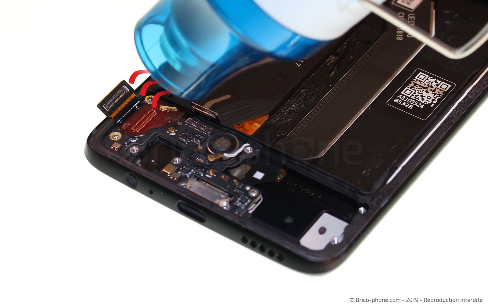 Changement d'écran vitre et LCD sur OnePlus 6 photo 1