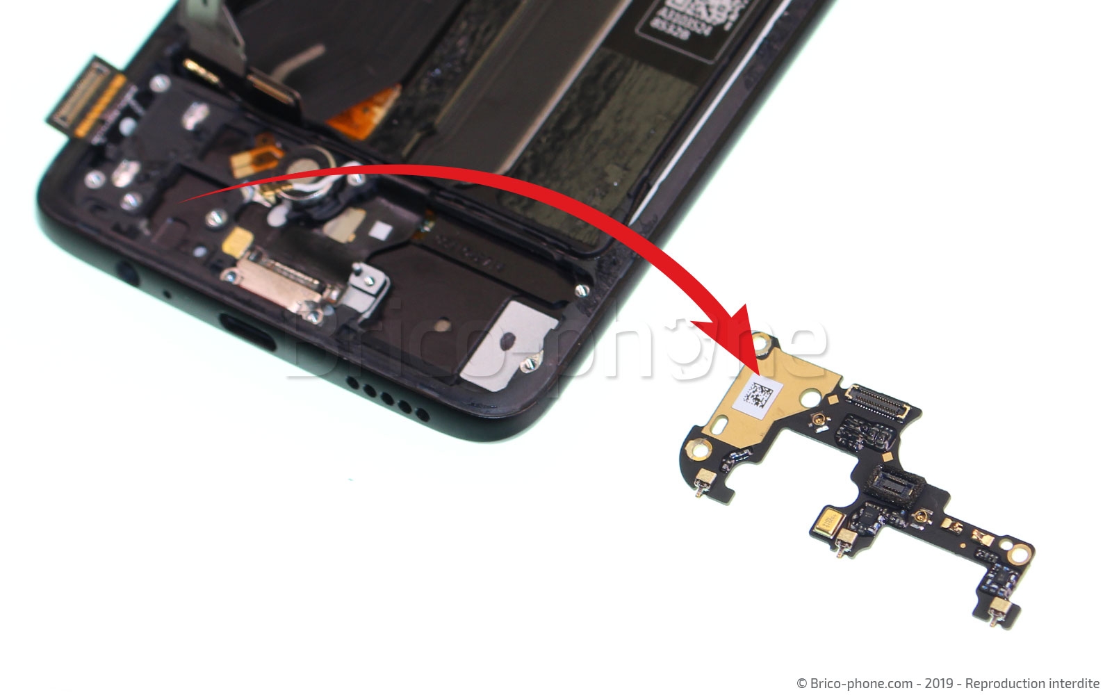 Changement d'écran vitre et LCD sur OnePlus 6 photo 4