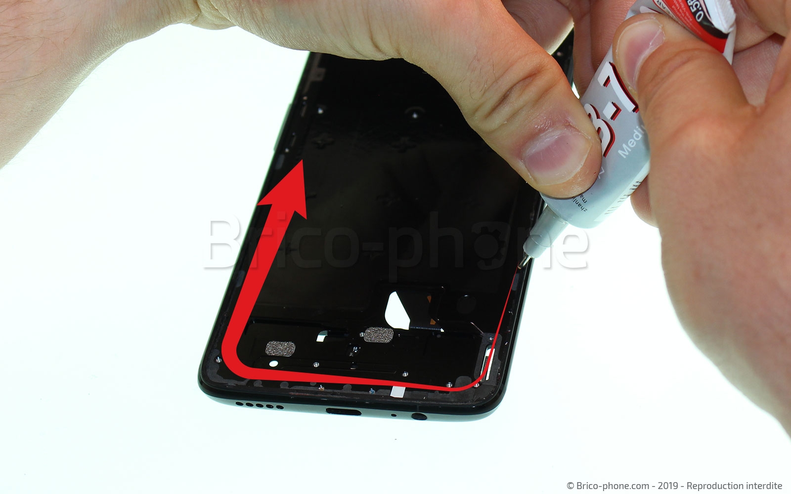 Changement d'écran vitre et LCD sur OnePlus 6 photo 3