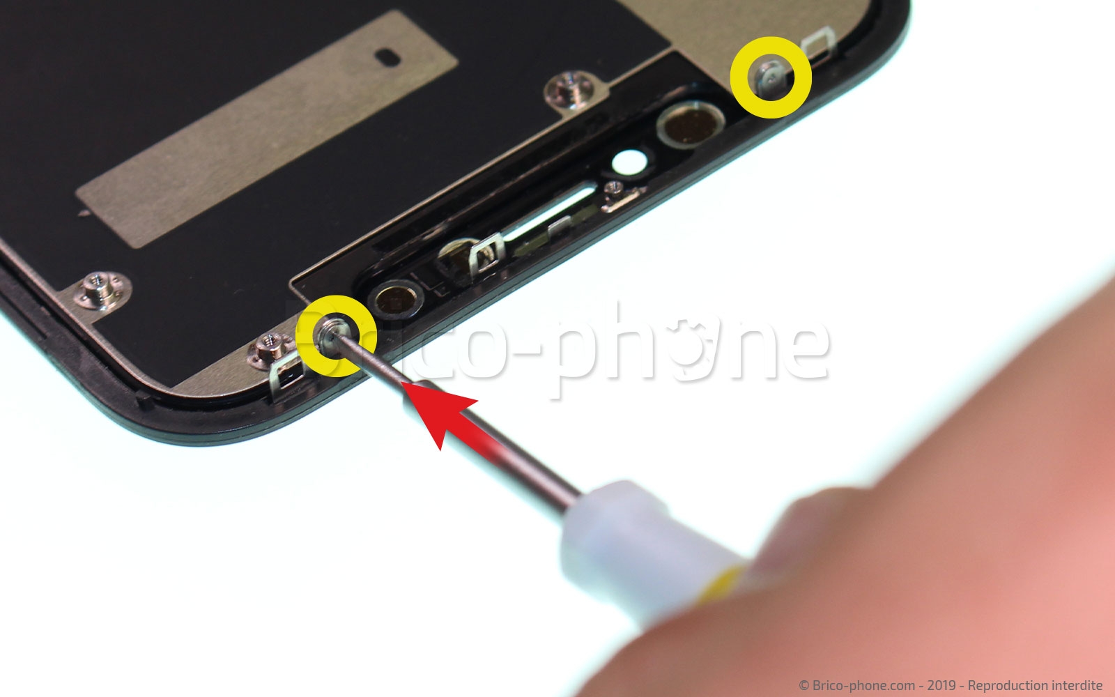 Changement de l'écran (vitre + LCD) sur iPhone XR photo 2