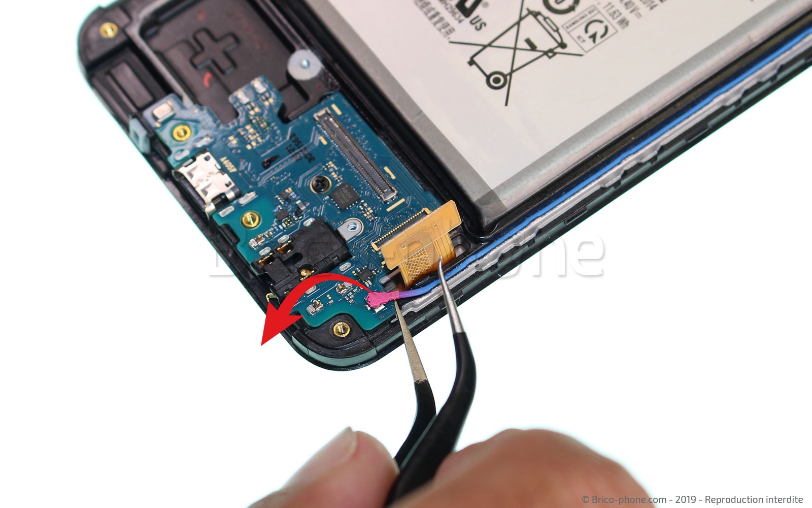 Changement de dock sur Galaxy A40 photo 1