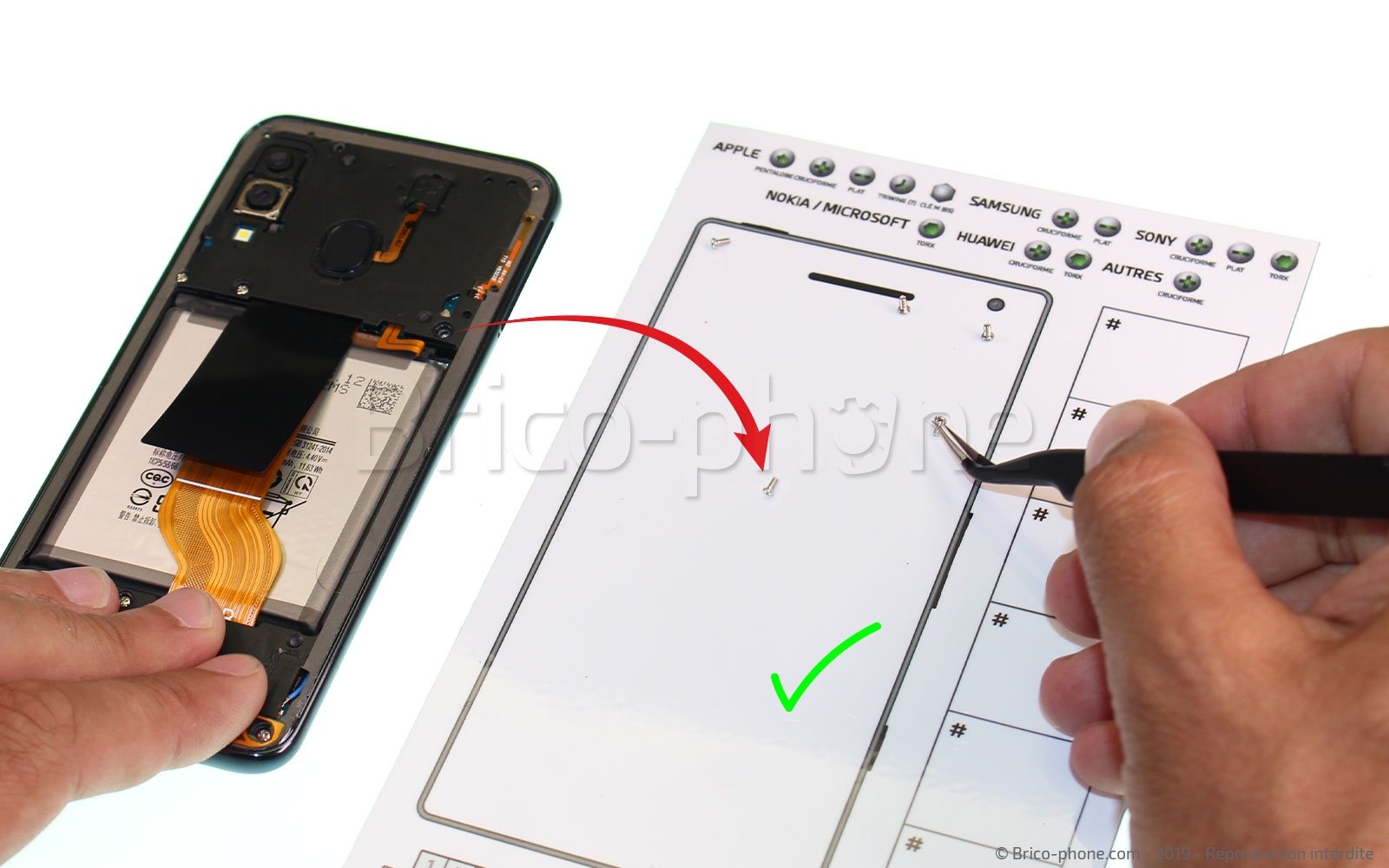 Changement de dock sur Galaxy A40 photo 3