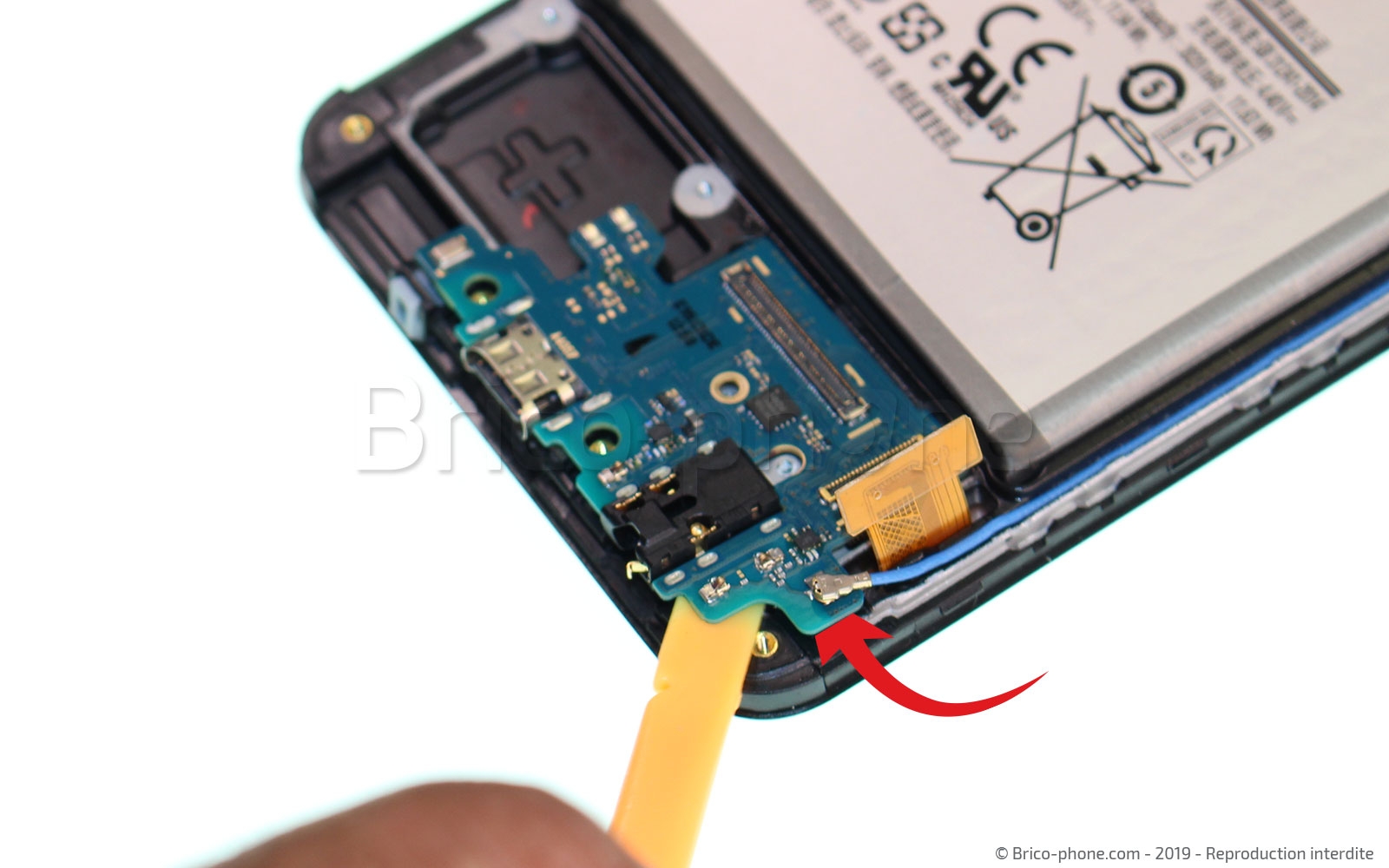 Changement de dock sur Galaxy A40 photo 3