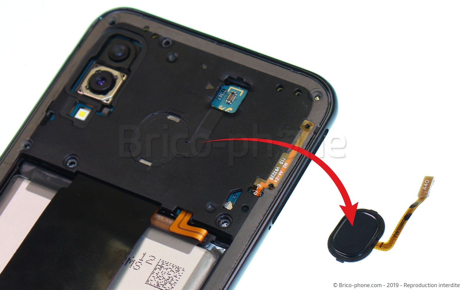 Changement de dock sur Galaxy A40 photo 4