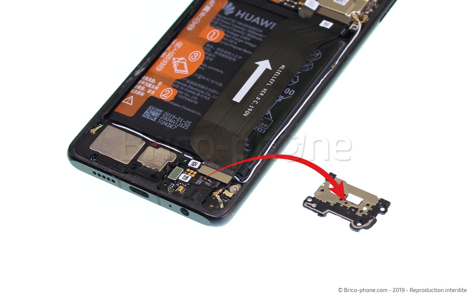 Démontage complet sur P30 photo 4