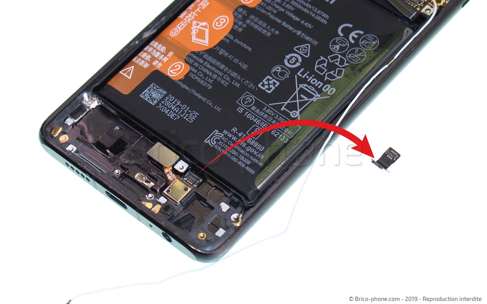 Démontage complet sur P30 photo 2