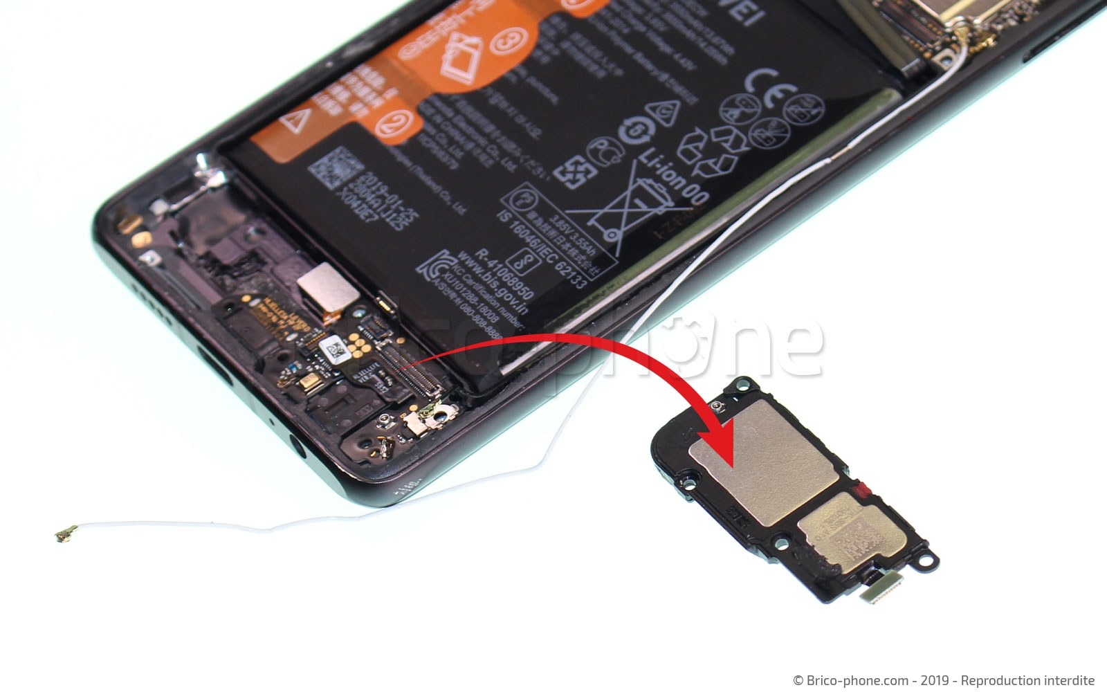 Démontage complet sur P30 photo 4