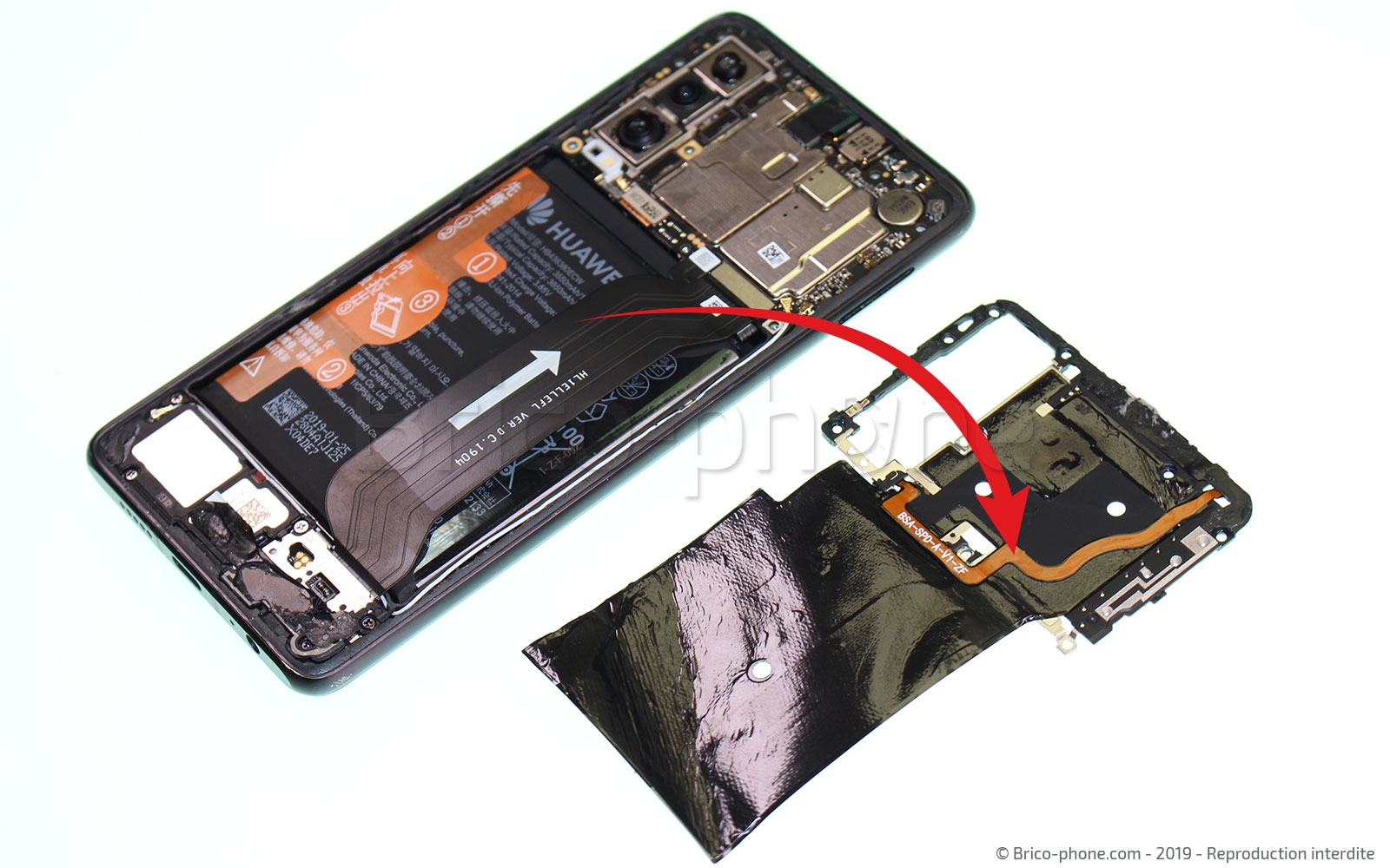 Démontage complet sur P30 photo 4