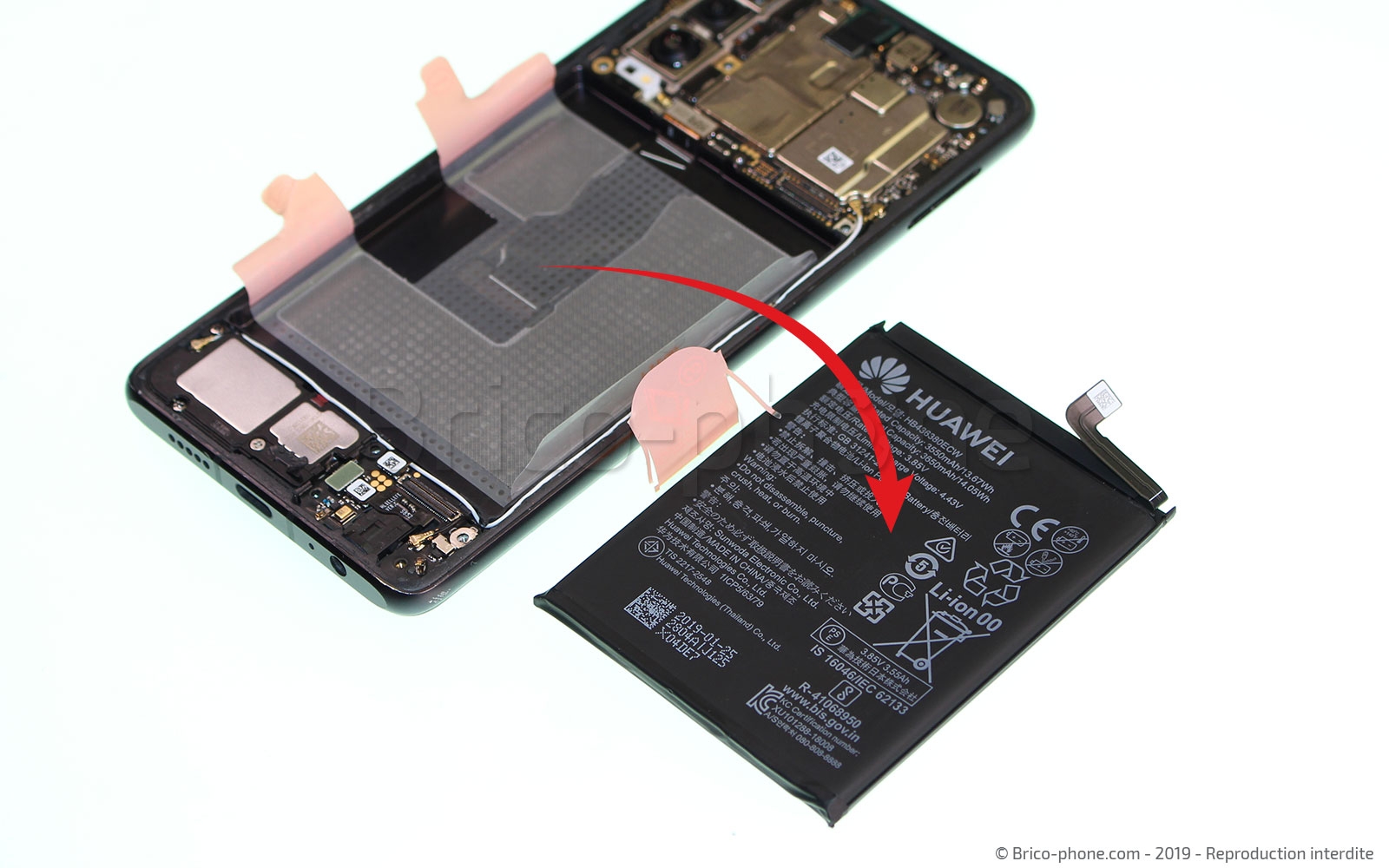 Changement de Batterie sur P30 photo 3