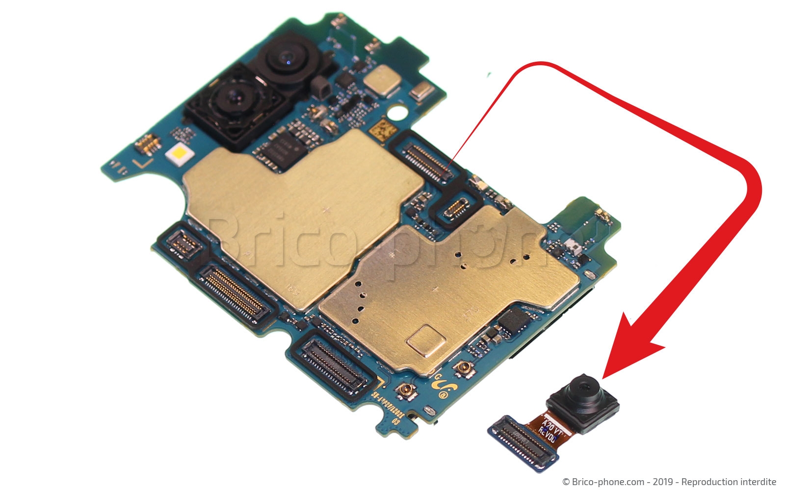 Démontage complet sur Galaxy A20e photo 3