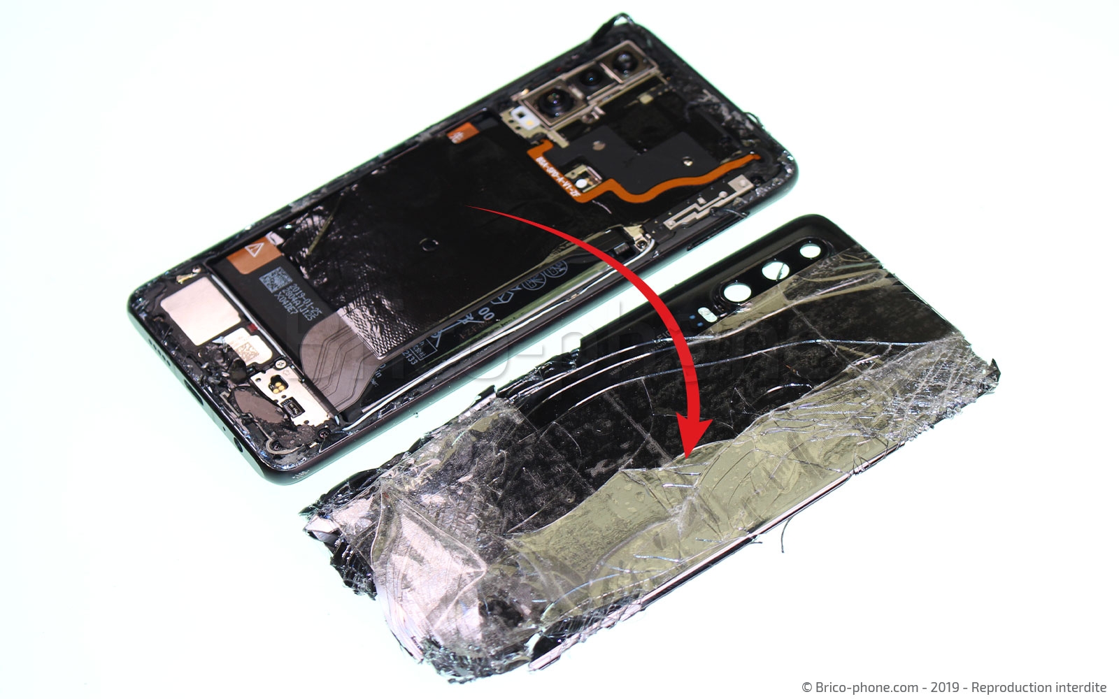 Changement de Vitre Arrière sur P30 photo 4