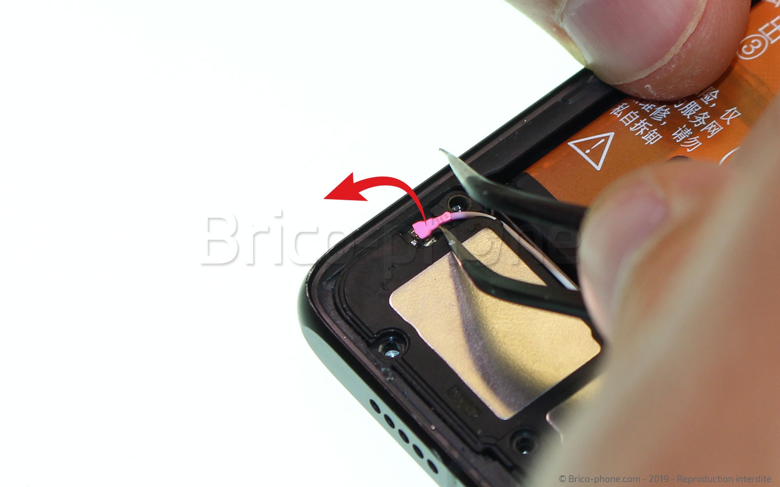 Changement du connecteur de charge sur P30 photo 2