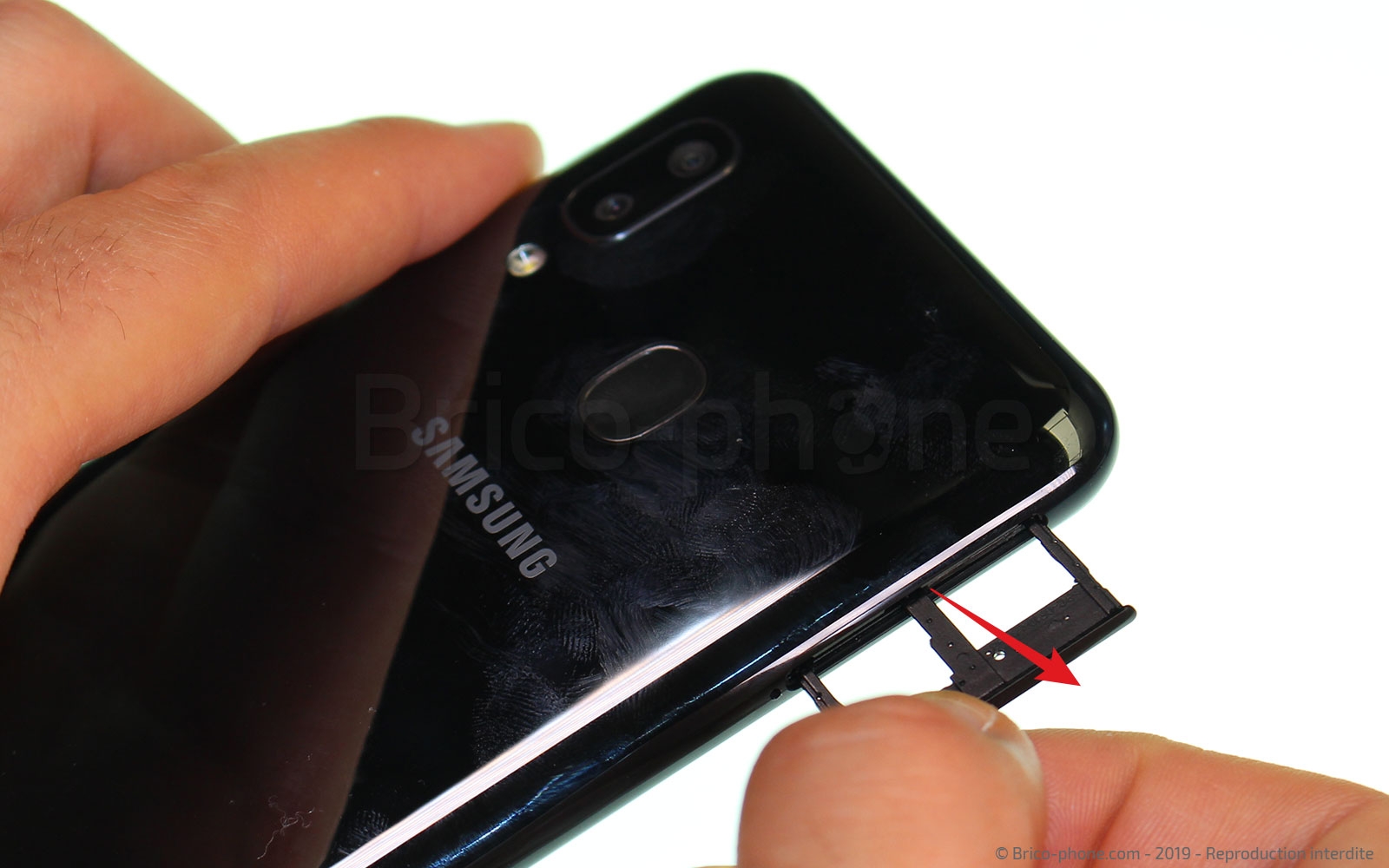 Changement de dock sur Galaxy A20e photo 3