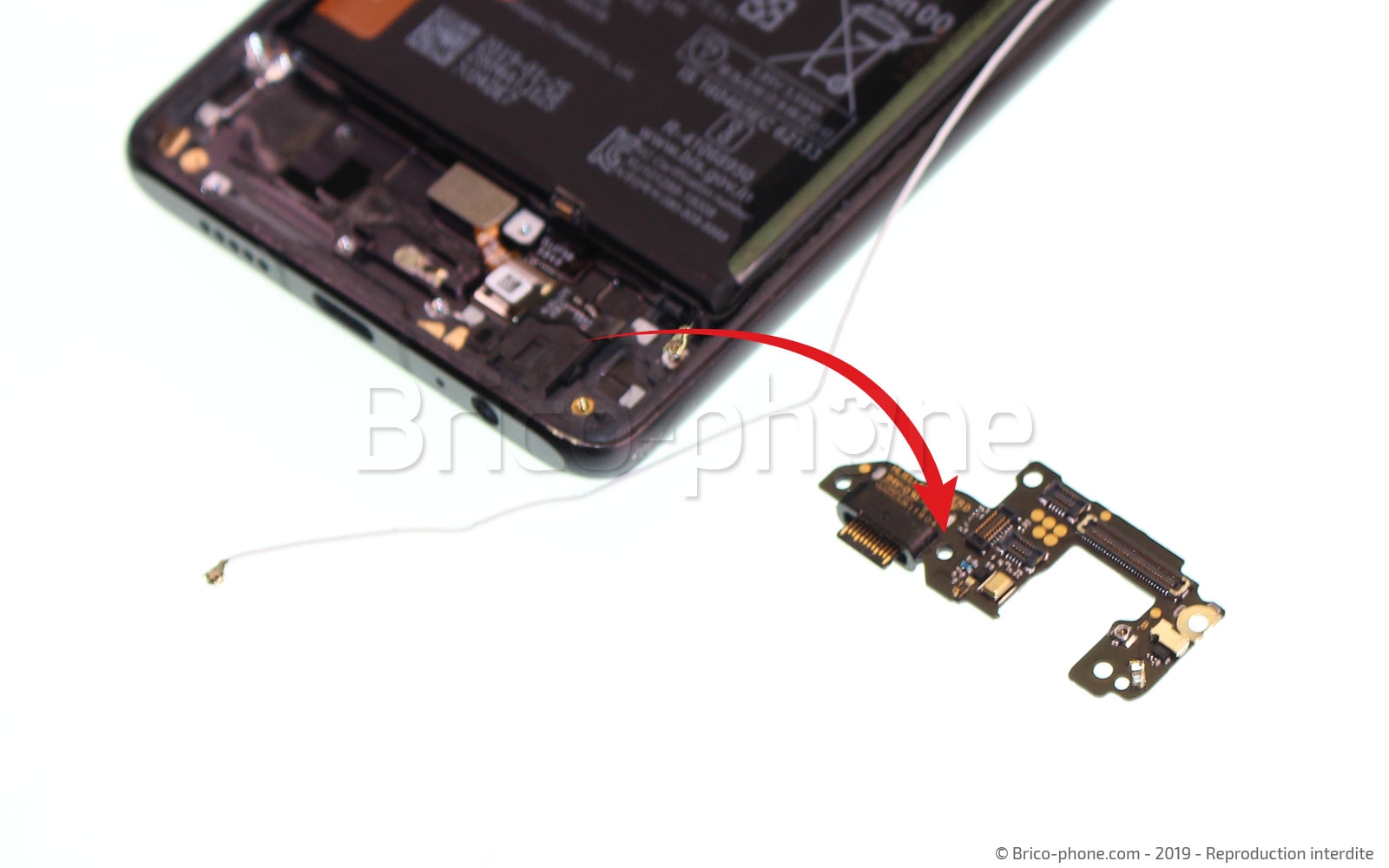 Changement du bloc écran  sur P30 photo 2