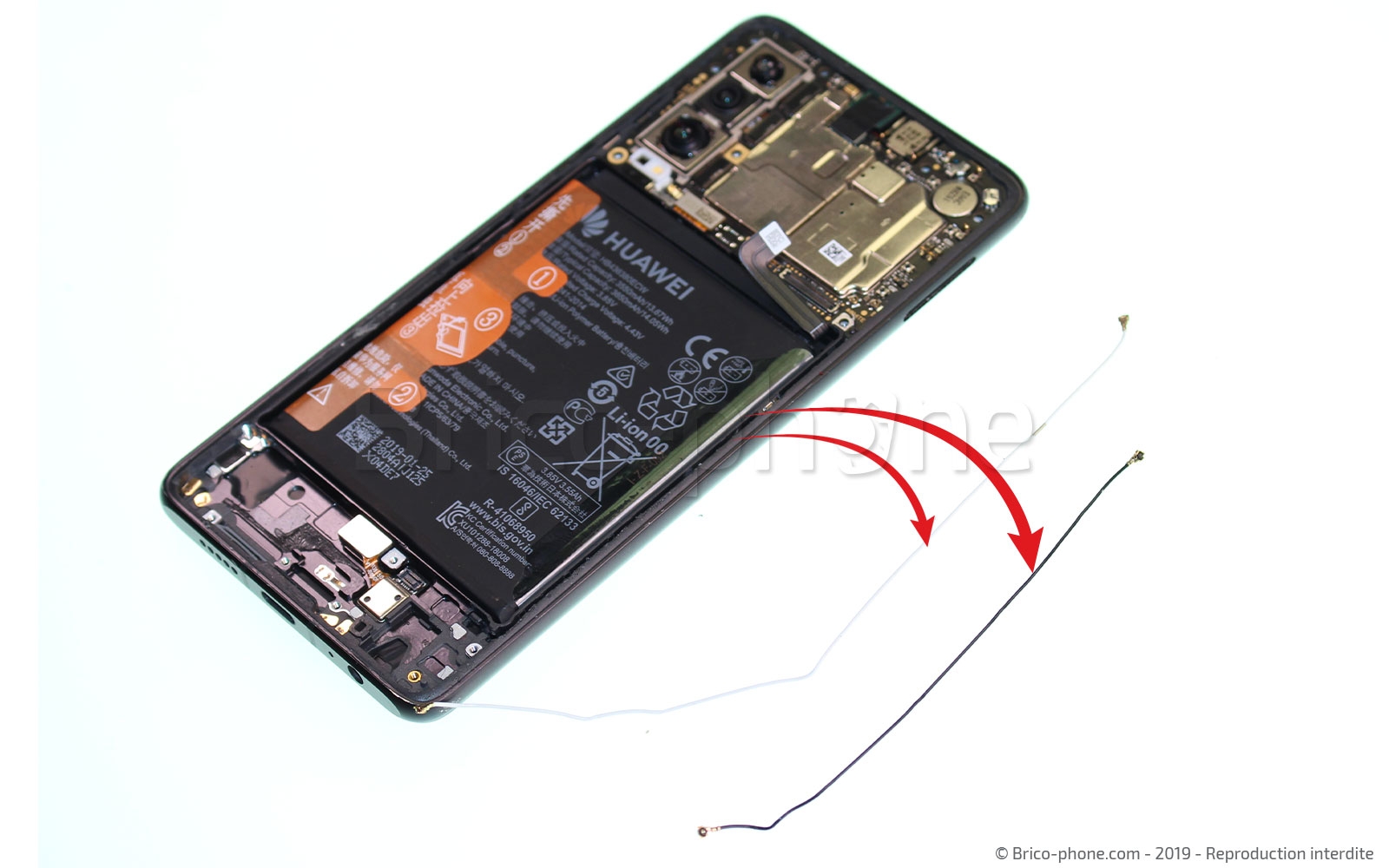 Changement du bloc écran  sur P30 photo 4