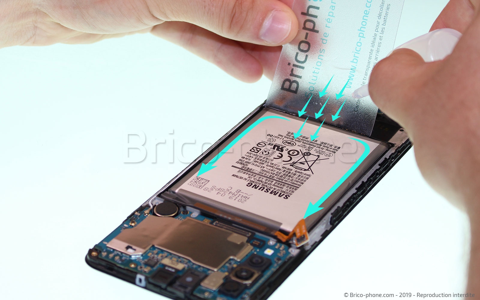 Démontage complet sur Galaxy A70 photo 1